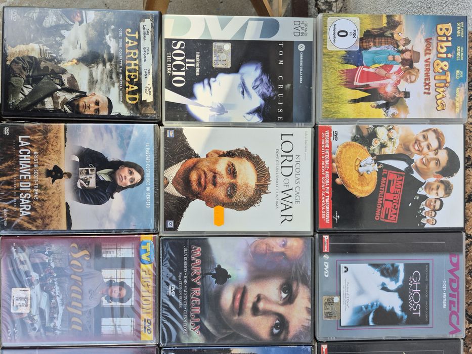 Vând Lot 50 DVD originale colectie filme acțiune,drama,Comedie,Sexi