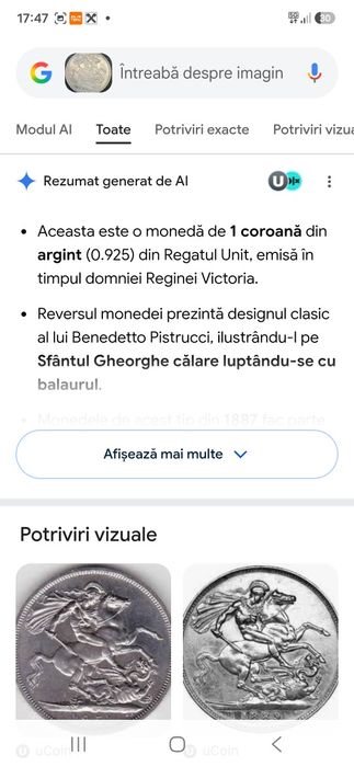 Vand monede de argint