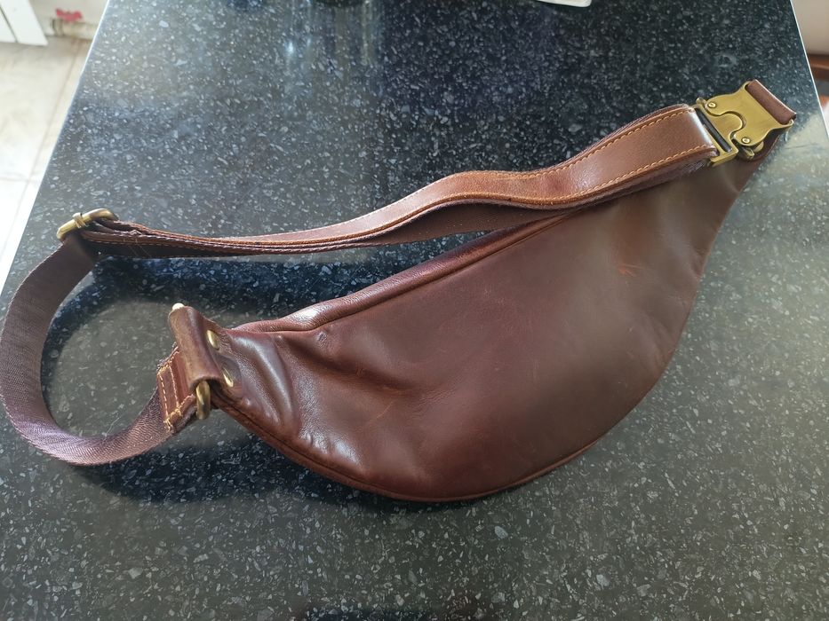 Продам барсетку, натуральная кожа