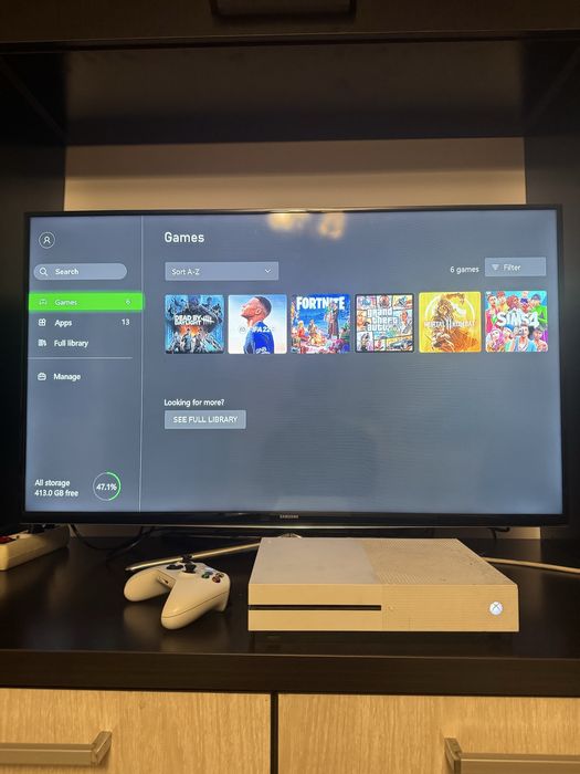 Xbox One S cu controller si jocuri