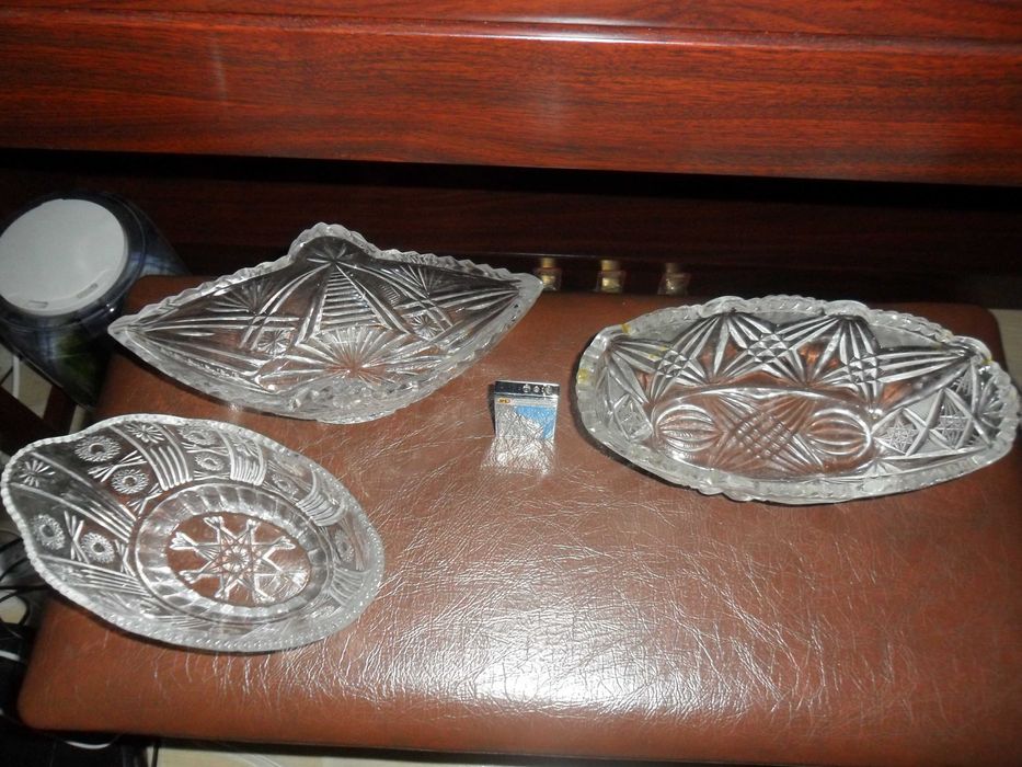Конфетницы, салатницы хрустальные, СССР