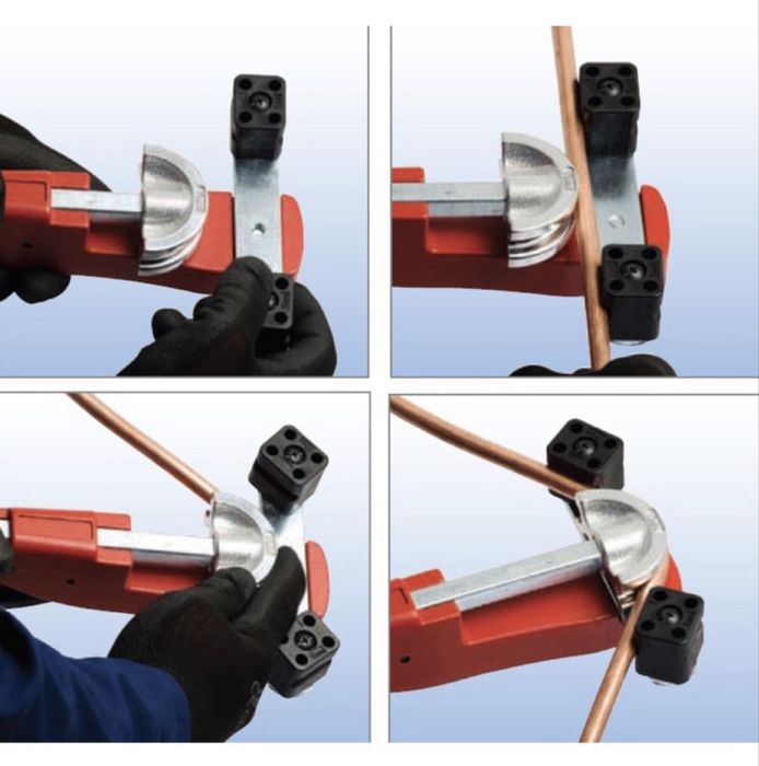 Set pentru indoit tevi, Unior 352/6PB, 11 piese