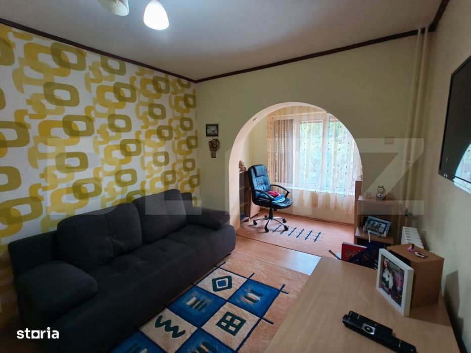 Apartament 3 camere decomandat, 63 mp, etaj 2/4 zona Rovine — fotografia 3