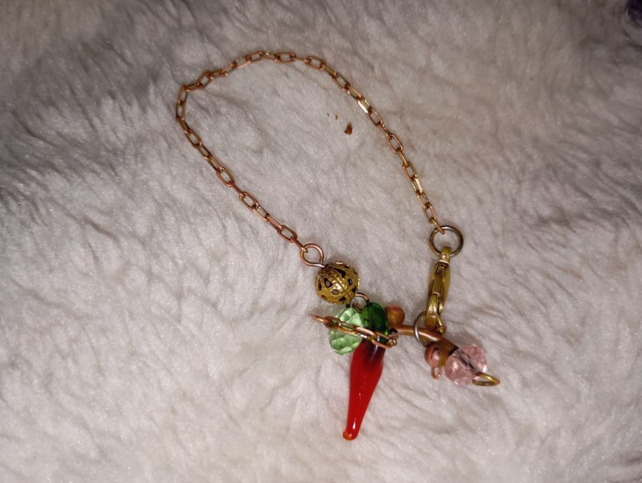 Винтидж  гривна ръчна изработка за дете