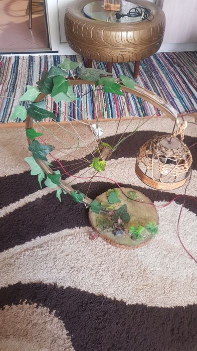 Veioza rustic facuta manual