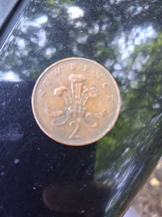 монета Англия 2 New Pence 1971г