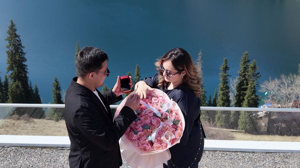 Съёмка с дрона в горах