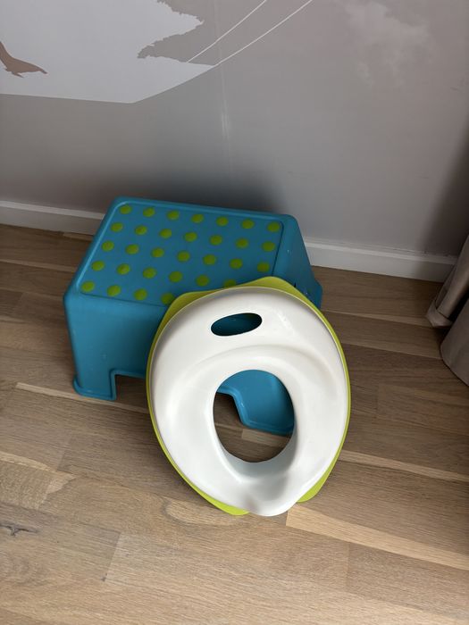Set reductor toaleta copii si taburet Ikea