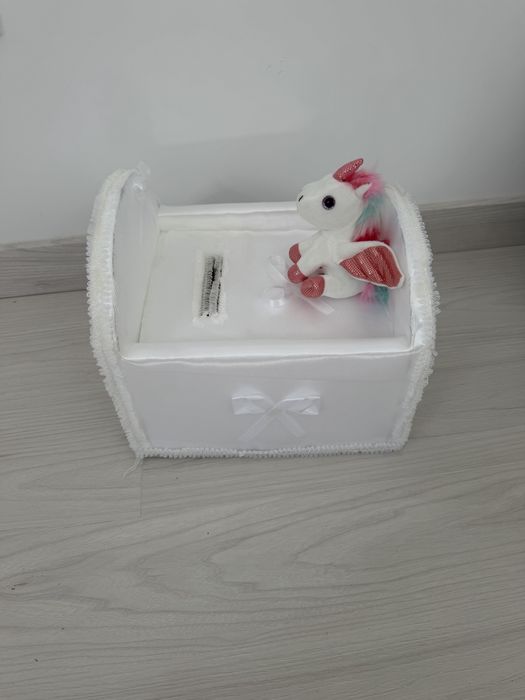 Cutie pentru dar/bani botez- Unicorn
