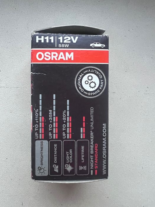 Лампа для авто Osram H11 12V 55W
