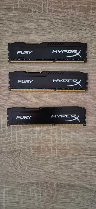 RAM 24GB 3x8gb Kingston HyperX FURY 1866Mhz DDR3