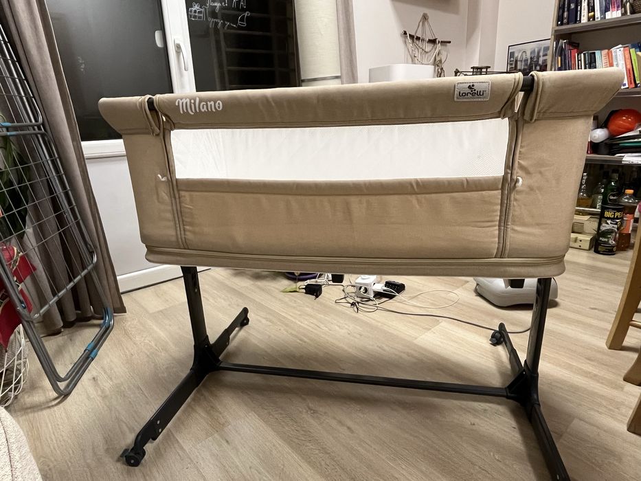 Бебешко легло Lorelli Milano 2 в 1, бежаво