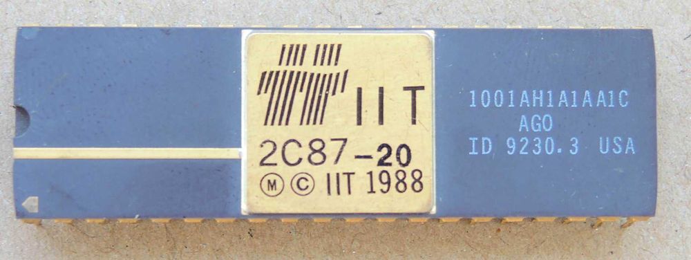 80827 FPU IIT 2C87-20 Testat