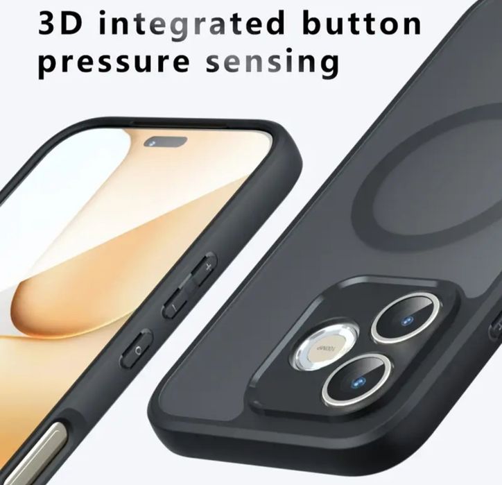 Honor 600pro,600,600lite  Shockproof Magsafe ударо-устойчив матов кейс