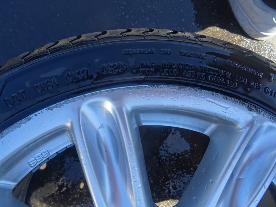 Vand Jante Aliaj BBS cu Cauciucuri Volkswagen Polo Cross 215/40 ZR17 71/2Jx17H2ET35 din 2008