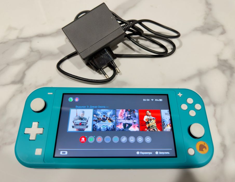Nintendo switch,прошитый,энимал кросинг лимитка
