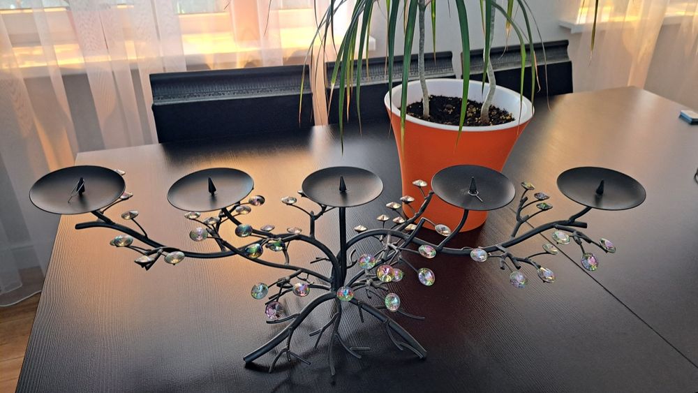 Подсвечник из ковка