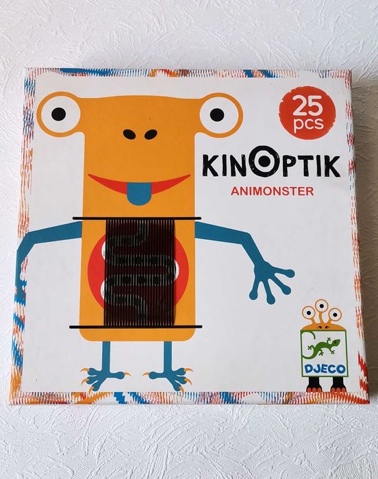 Joc copii Magnetic de Construcție – Kinoptik Animonsters Djeco