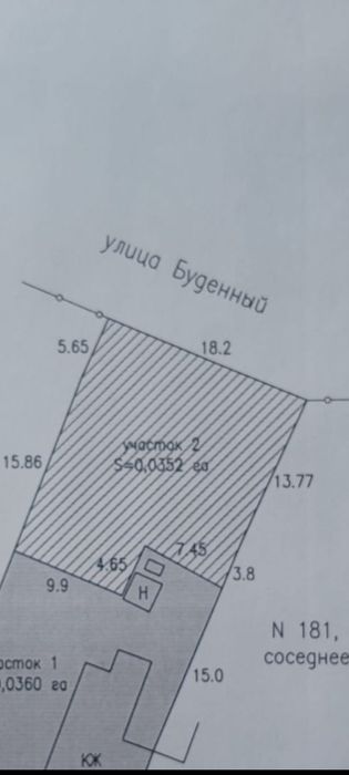 Участок в Аксае старый город