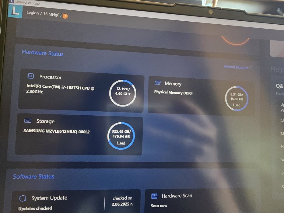 Lenovo Legion 7 15IMH05