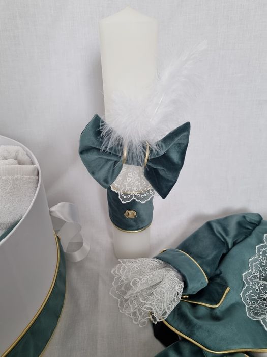 Trusouri botez,  Lumanari, hainute botez