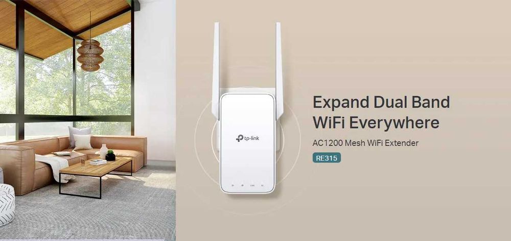 TP-Link RE315 Wi-Fi Extender — усилитель сигнала Wi-Fi. Есть доставка