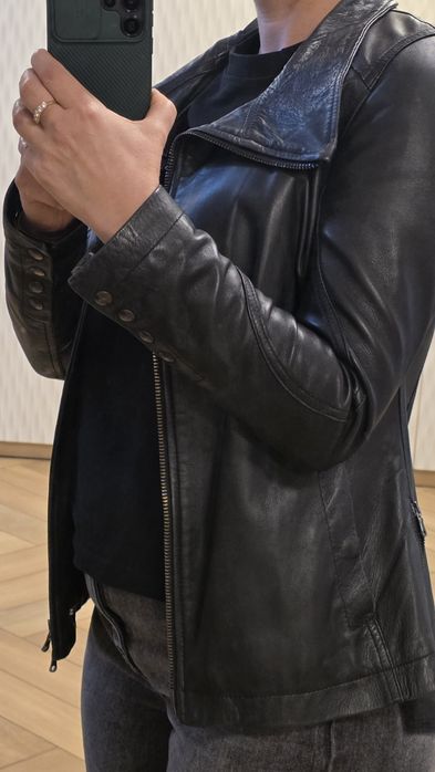 Италианско кожено яке S размер