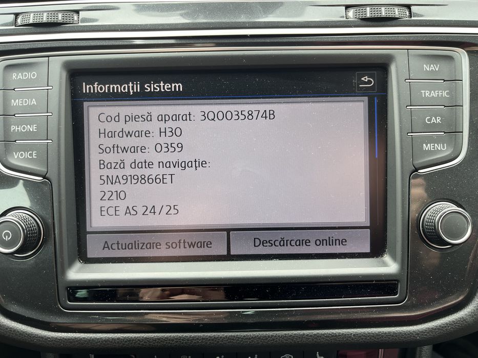 Harti 2025-2026  navigatie Discover Media MIB2-vw-skoda