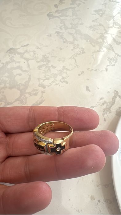 кольцо золотое! Новое! 585проба