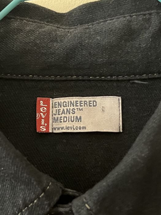 Levi’s Engineered Shirt Twisted Denim Rare Work