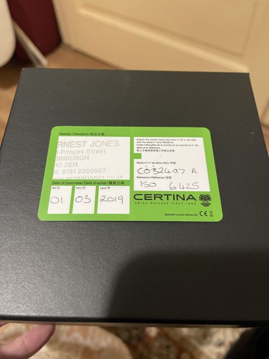 Ceas Certina DS Action Diver 43mm Powermatic 80 Automatic