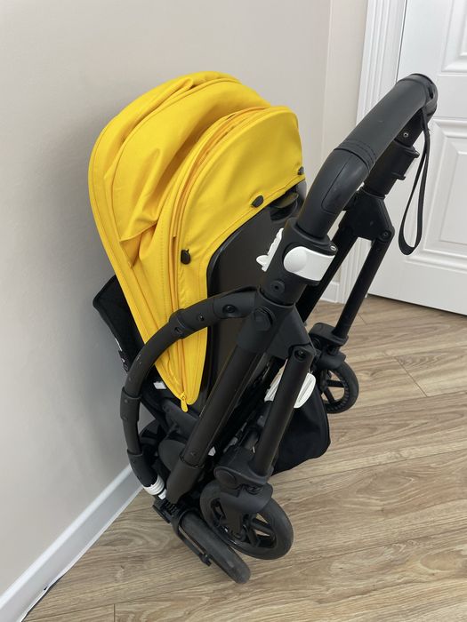 Коляска Прогулочная Bugaboo Bee 6 Black-Lemon
