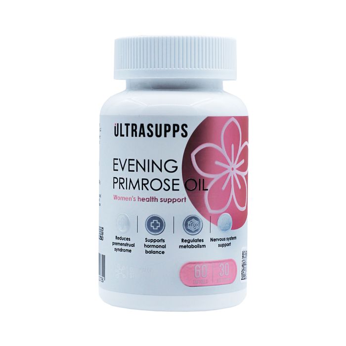 Витаминный комплекс Ultrasupps масло вечерней Примулы 60 капсул
