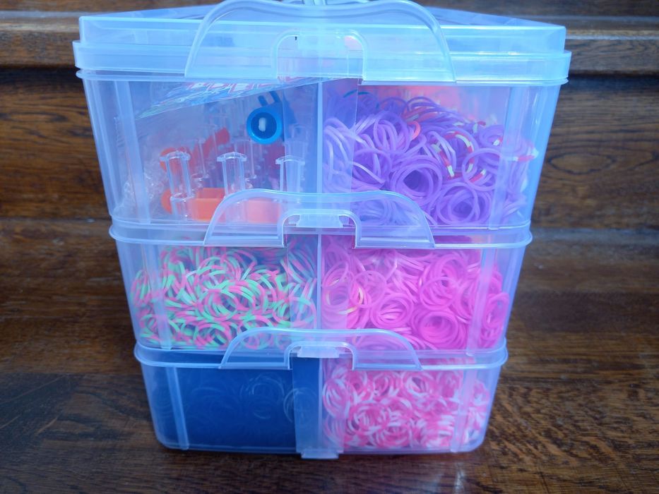 Kit complet LOOM BANDS-Bratari pentru elastice, 9000 buc