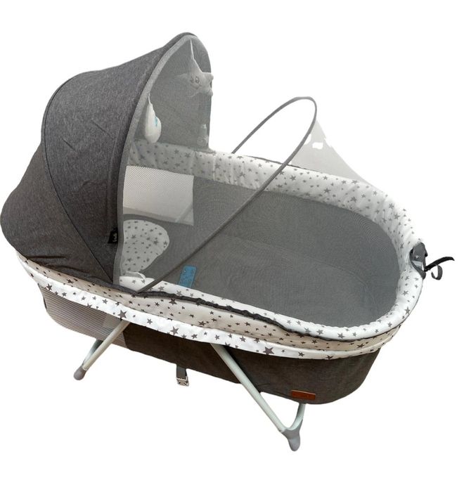 Patut electric cu functie de leagan balansare si muzica GRI 115x92x10