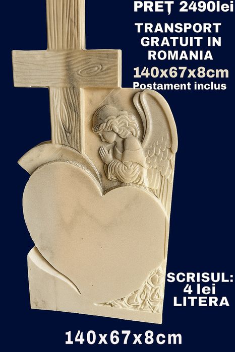 Monumente funerare, transport gratuit oriunde in Romania