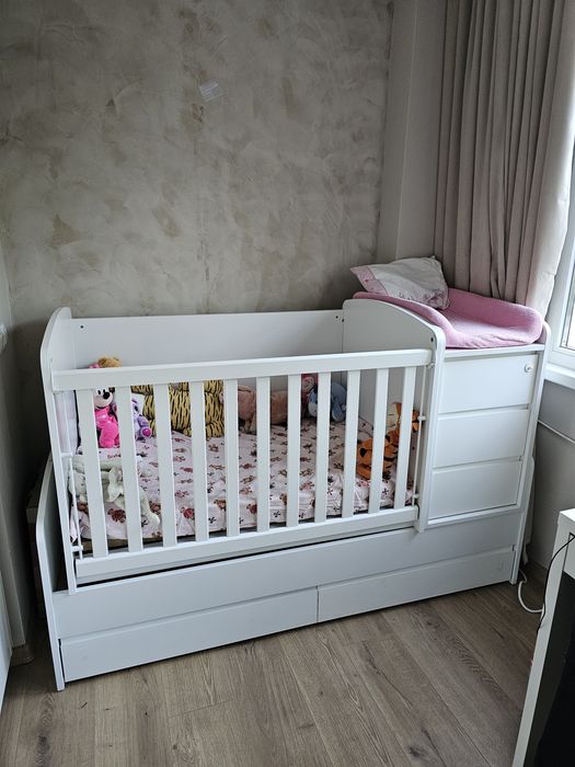 Трансформираща кошара и детско легло Nicolle baby модел Луна
