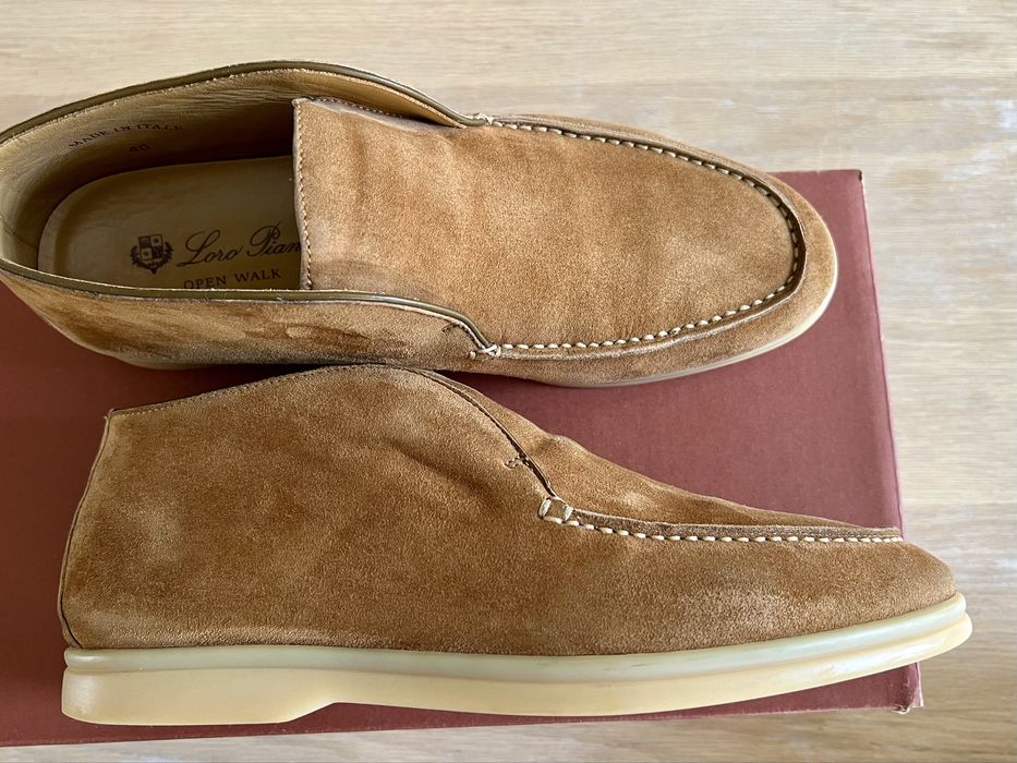 Loro Piana classic nubuck desert boots