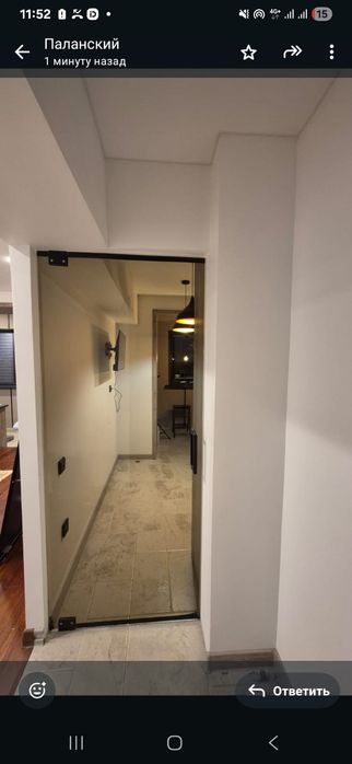 Душевые кабинки и перегородки из стекла