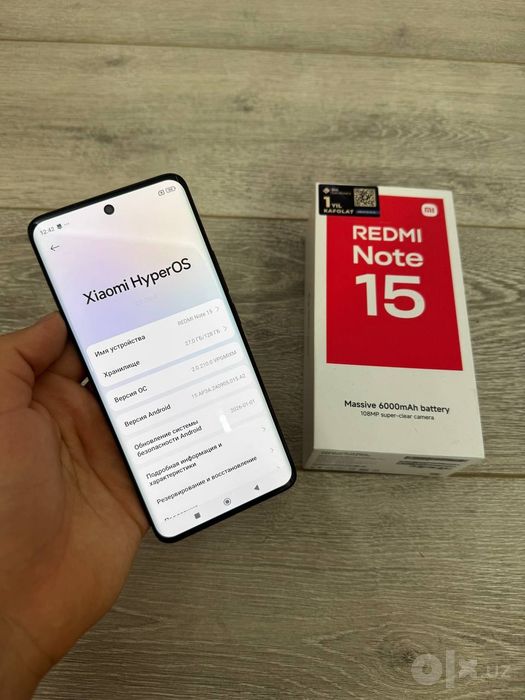 Redmi Not 15 128  Skidkada