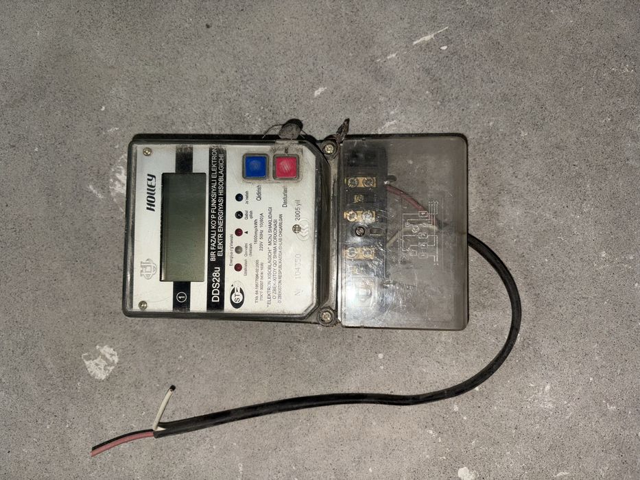 Счетчик рабочий электронный для контрольного введения учета потреблени