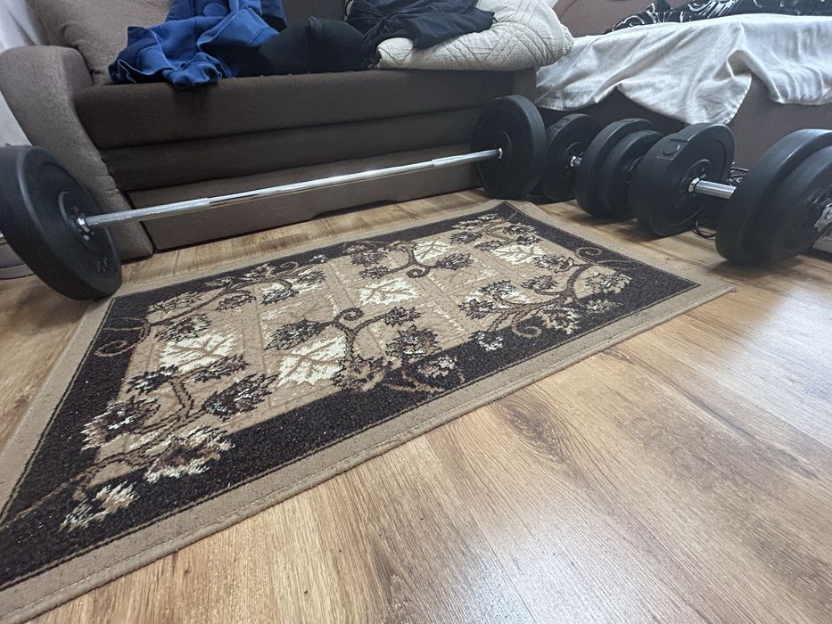 Дъмбели и щанга 65кг