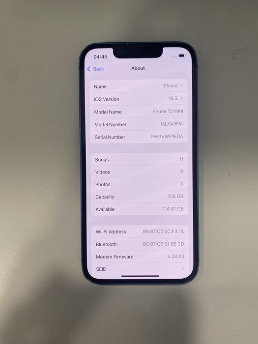 iPhone 13 mini 128GB ID-gyc560