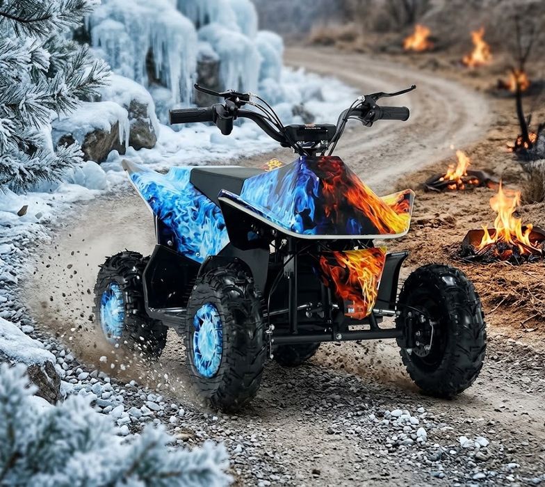 ATV electric pentru copii cu acumulator 36 V, 12 Ah, autonomie 20-25 km, 25 km/h