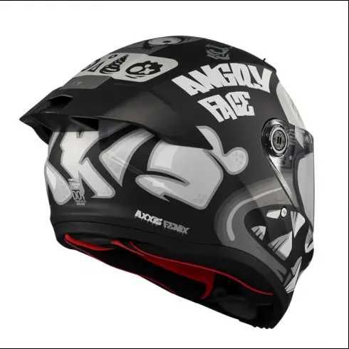 Каска Axxis Fenix Angry Face B2 Matt