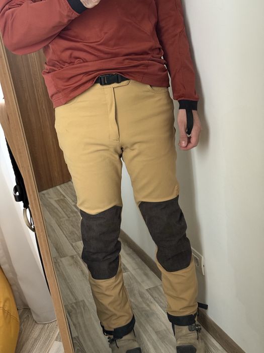 Pantaloni moto Adventure Spec Linesman 2.0 Sand, marimea 32