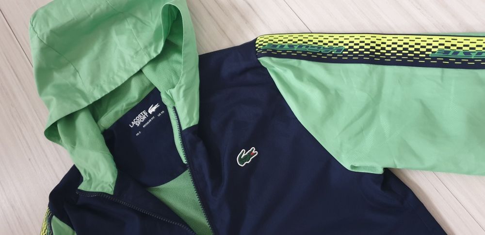 Lacoste Sport Regular Fit Full Zip / 2 - XS НОВО! ОРИГИНАЛ! Цял Цип!