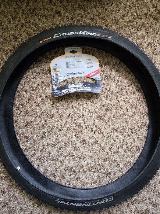 Външни гуми Continental Cross King и капли Shimano XTR WH-M985 26 цола