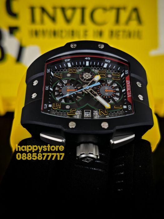 INVICTA Strada Yellow 47 mm, Инвикта нов ръчен часовник