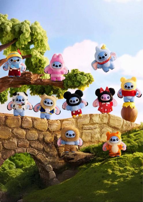 Stitch blind box фигурки и брелки, оригинал